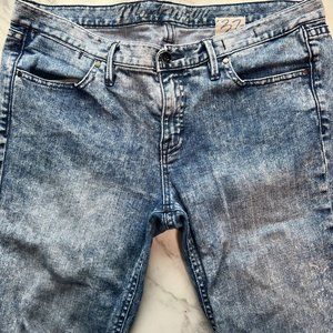 Madewell 37s Women's Jeans Blue Acid Wash 30x32 Slim Leg